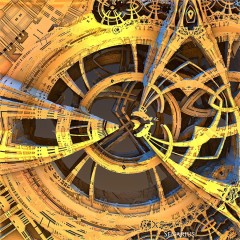 Eclat de Temps I - Senarius, #fractal, #digitalart