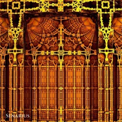 Salon d'or - Senarius, #fractal, #digitalart